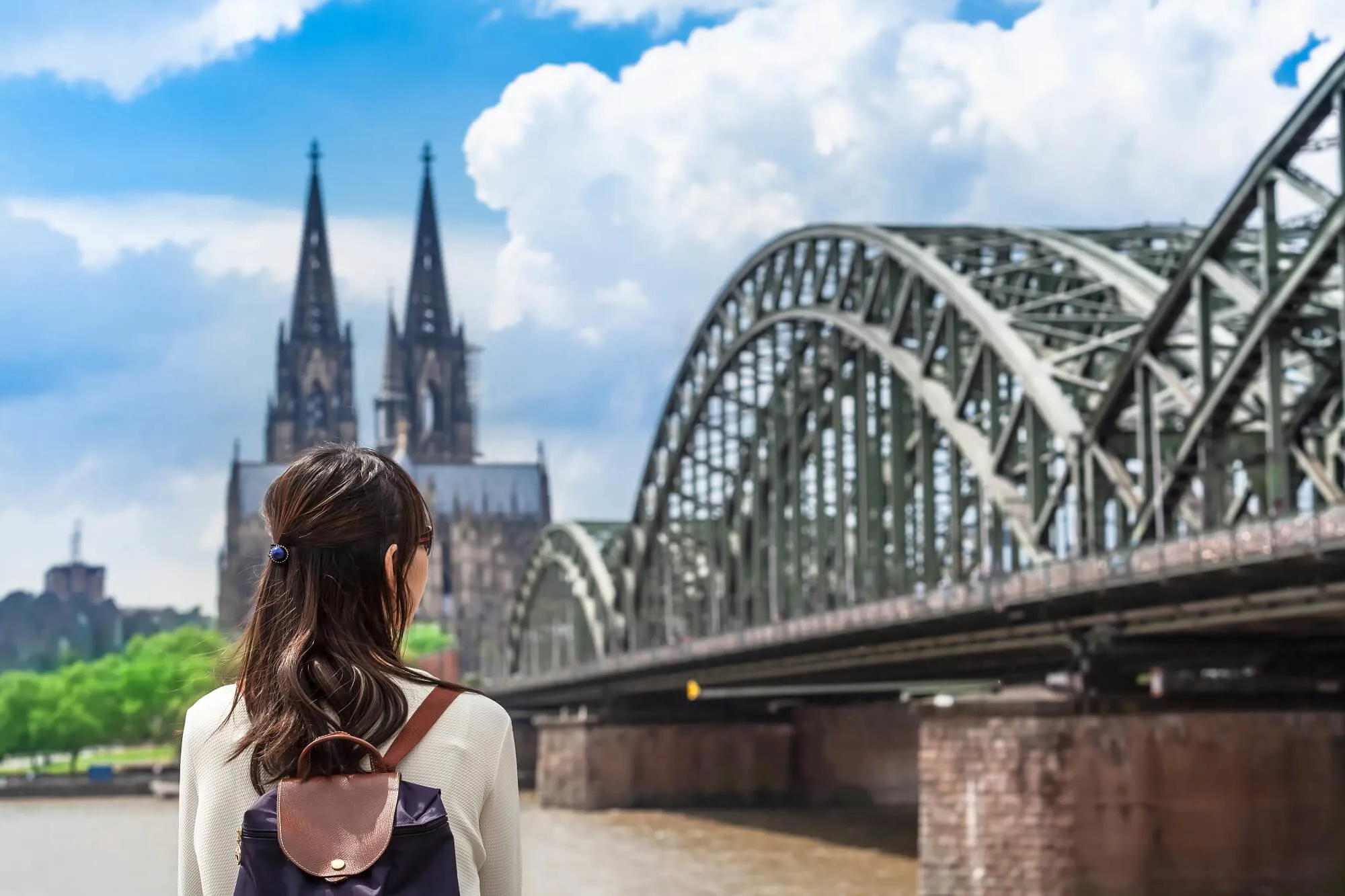 Rhineland Cologne Bridge Image