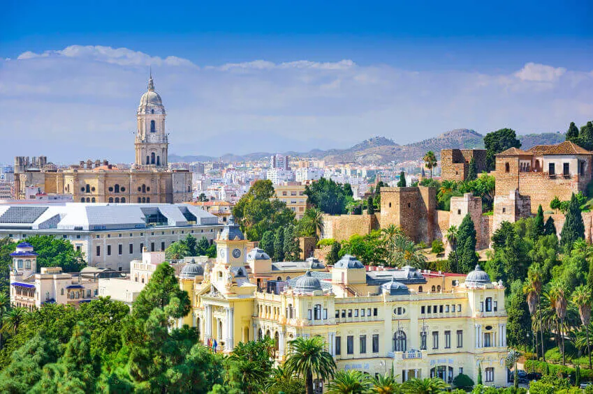 Andalucia Malaga City Buildings