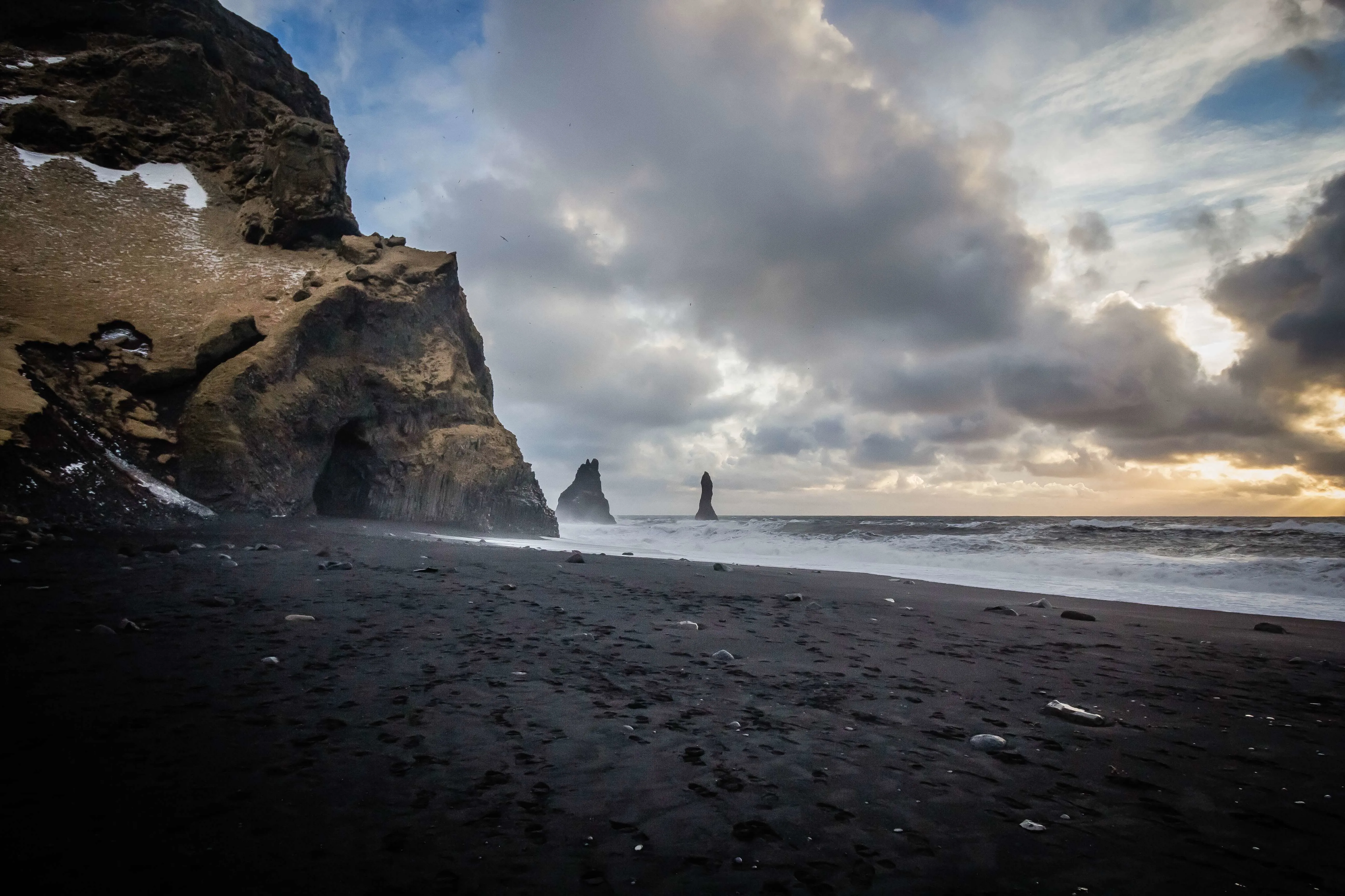 Iceland Black Sand Beach