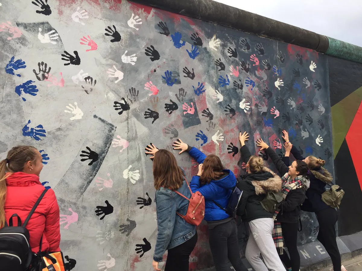 Bromley High School - East Side Gallery, Berlin (1)