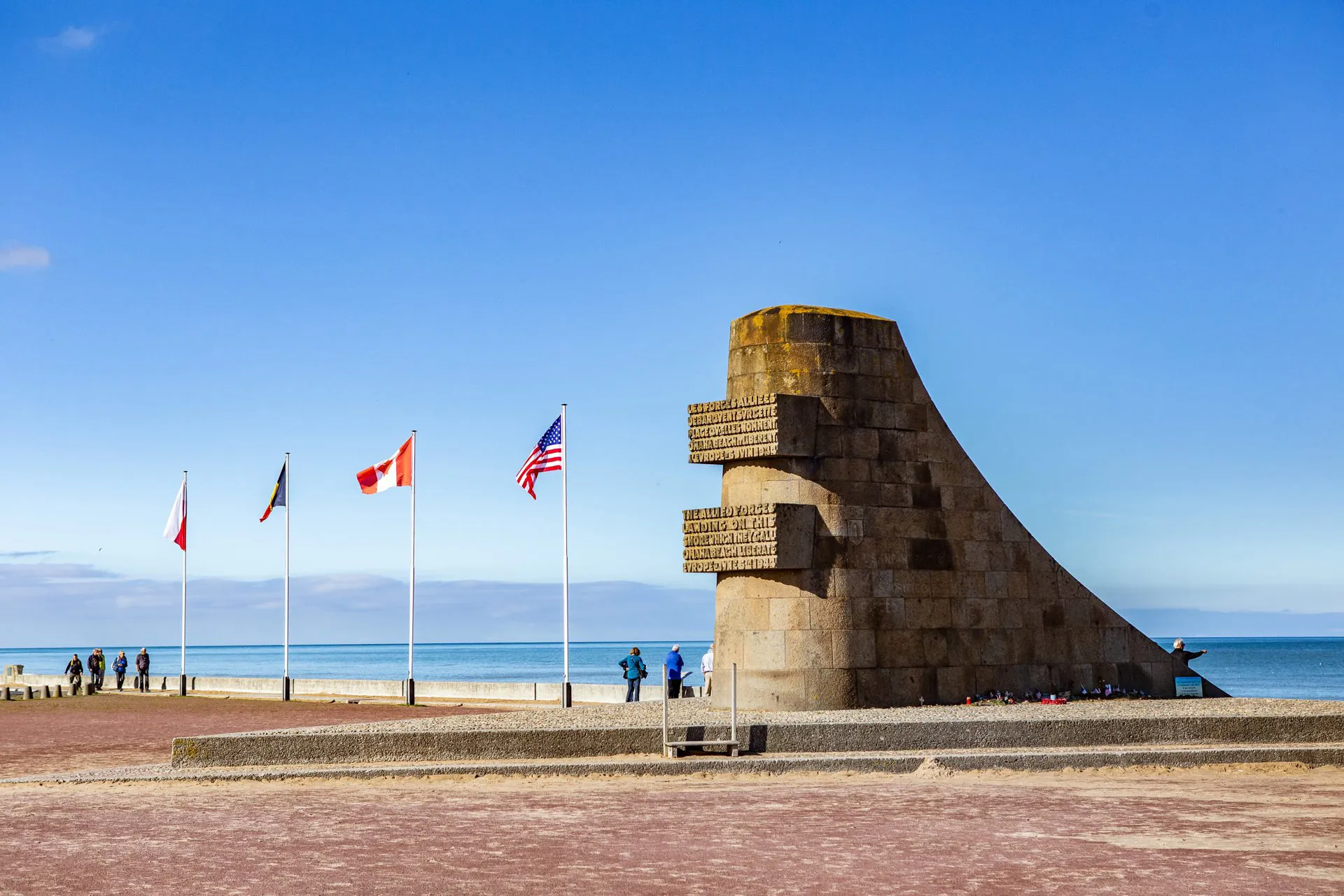 Signal Monument, Omaha Beach, Normandy, France Image