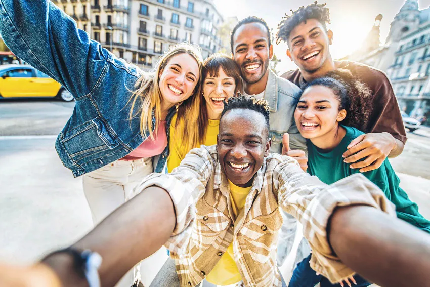 Group Of Students In Berlin