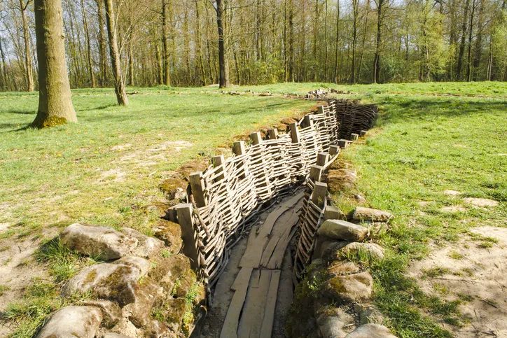 Bayernwald Wooden Trench Of World War 1