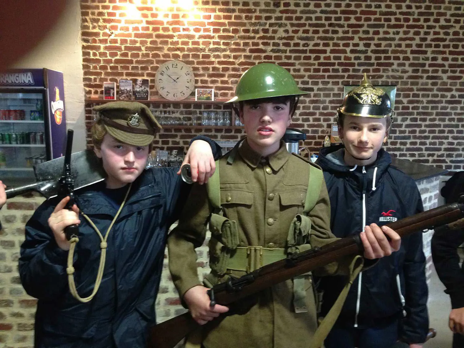 WW1 Kit Demonstration - Ocean Villas Team Rooms Image