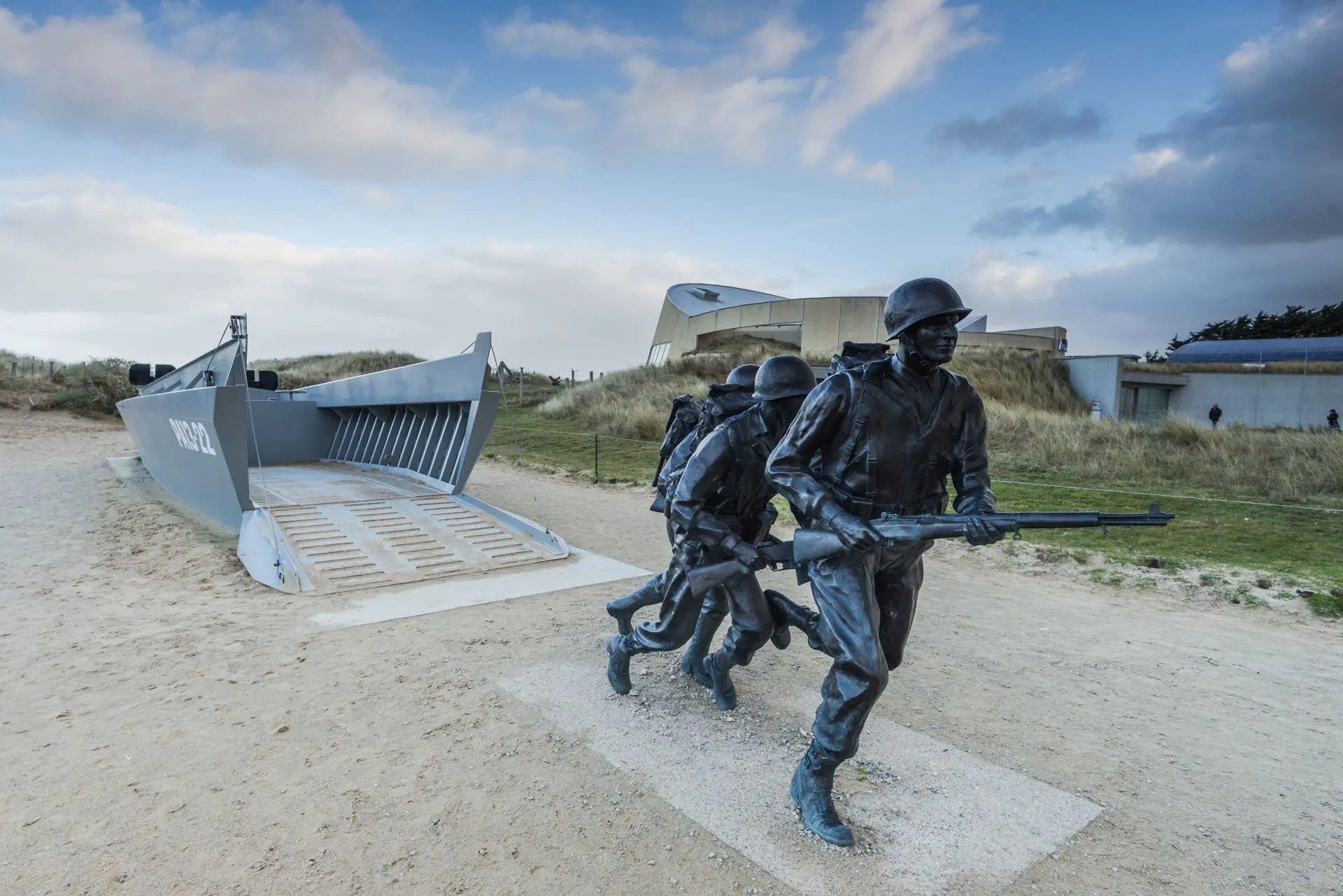 Higgins Boat Monument, Utah Beach, Normandy, France Image