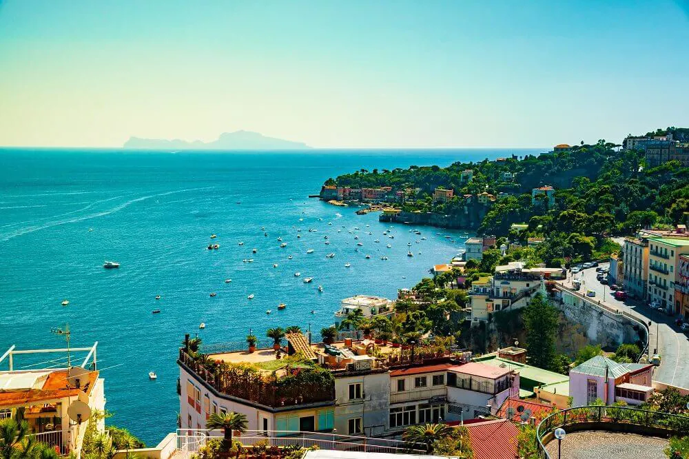 Bay Of Naples Coastline