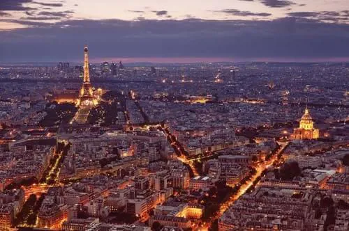 Paris - city view eiffel tower Image