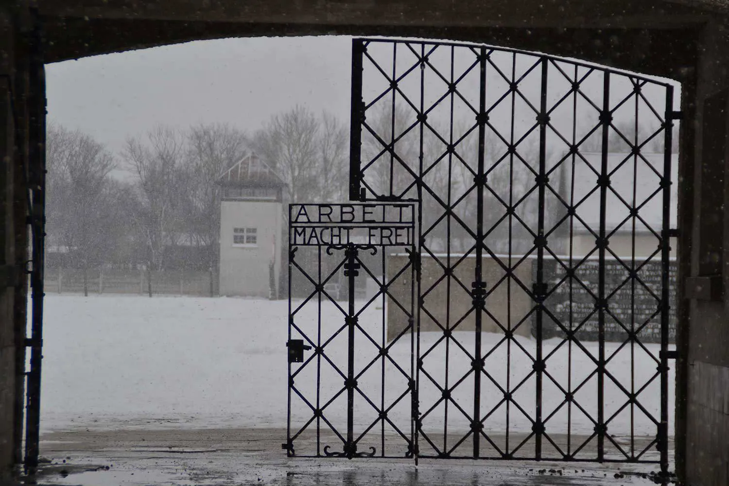 Entrance, Dachau Memorial, Munich