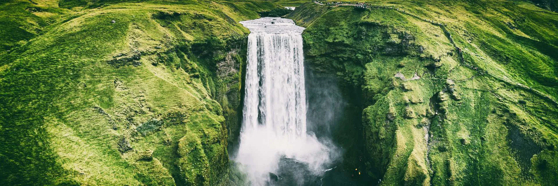 Iceland Skogafoss Waterfall Image