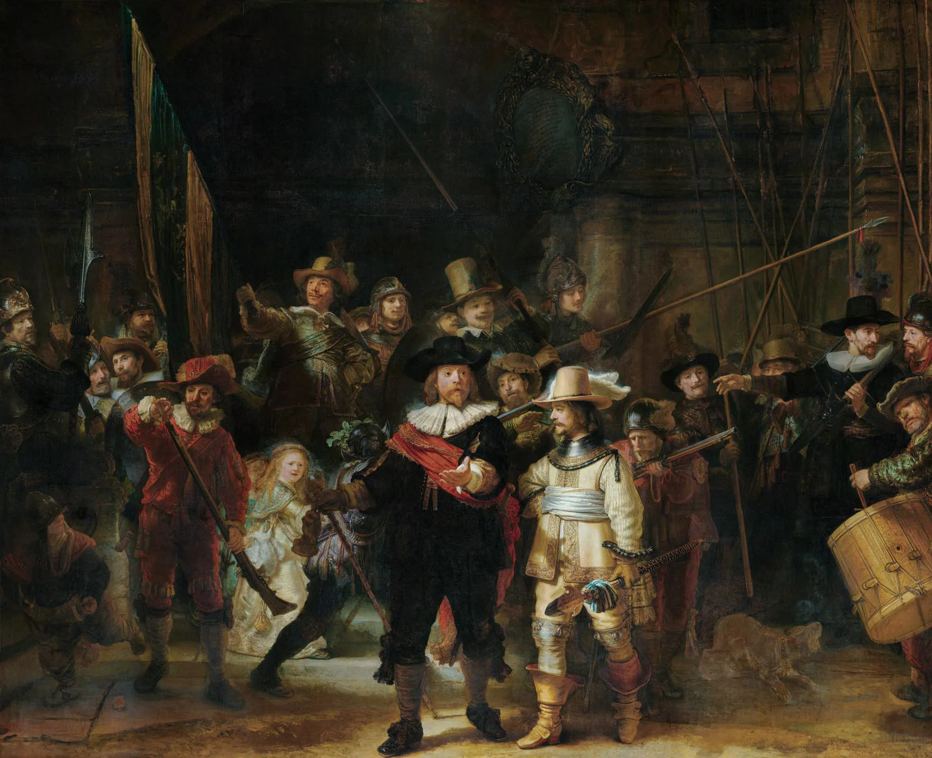 Rembrandt The Shooting Company Rijksmuseum Min Image