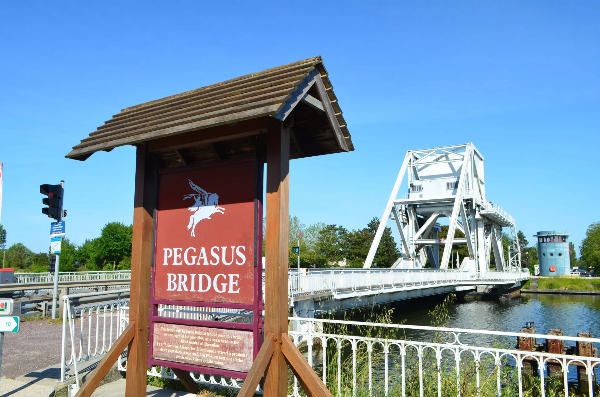 Pegasus Bridge, Normandy, France Image