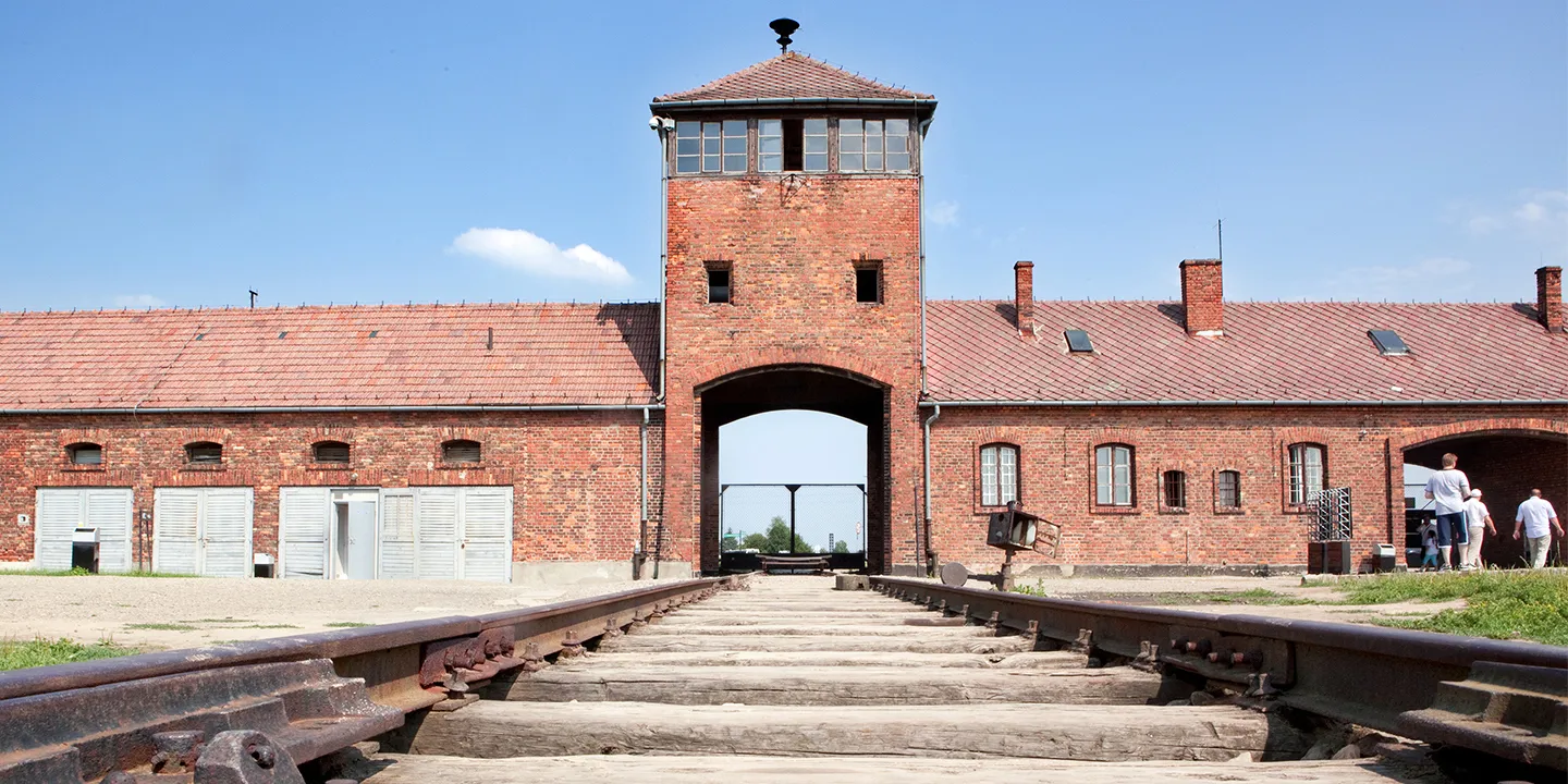 Entrance - Auschwitz-Birkenau Image